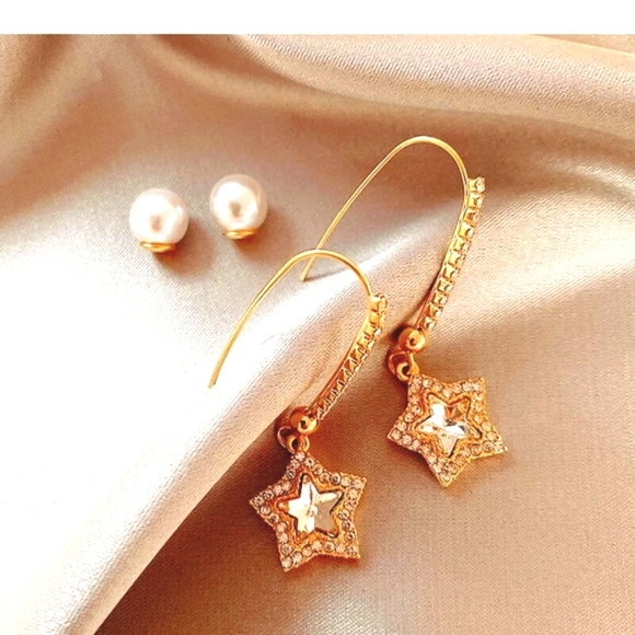 Jewelry - Pierced earrings - pearl is clasp